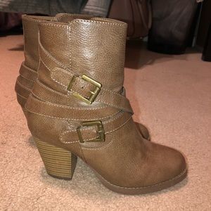 brown booties